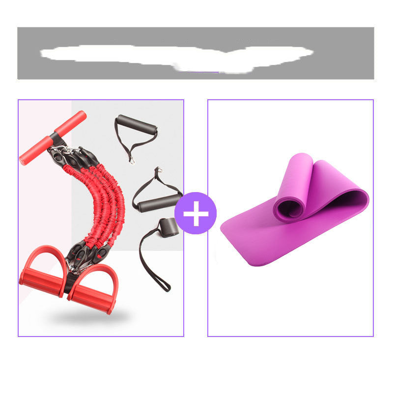 Multi Function Tension Rope Strong Fitness Resistance Bands Latex Pedal Pull Ropes Yoga Fitness Equipment